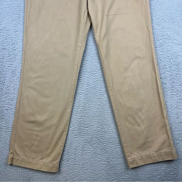 Eddie Bauer Pants Mens 35x32 Beige Khaki Heritage Washed Chino Straight Leg - Picture 3 of 14